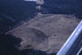 Aerial view of isolated clearing southwest of Hanceville