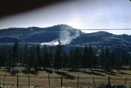 Waterbombing a forest fire near Kamloops