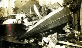 Wreck of an airmail plane