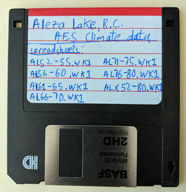 Aleza Lake AES Climate Station Data - Spreadsheets
