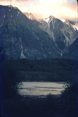 Bulkley River and Skeena River confluence