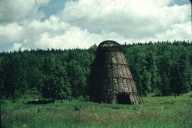 Old beehive burner near Marguerite Lake