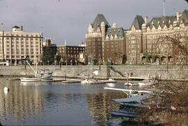 Victoria harbour and Empress Hotel