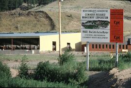 "New Kamloops Agricentre for Conagra Resource Management Corporation - Phase I - New Cattle Auction Market" sign