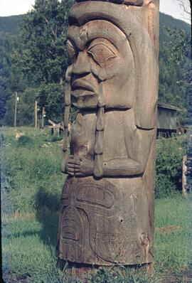 Totem poles at Kispiox