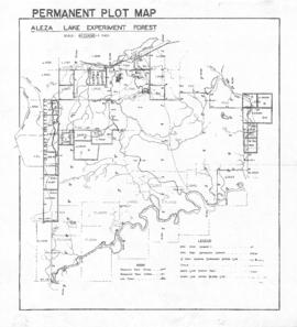 Aleza Lake Experiment Forest Permanent Plot Map