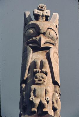 Totem poles at Kispiox