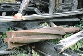 Old drill bit at Cabin Creek