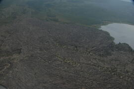 Holocene basalt flows south of Volcano Mountain