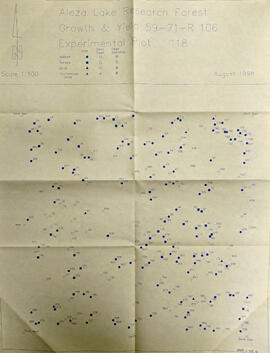Aleza Lake Research Forest - Growth & Yield 59-71-R 106 - Experimental Plot 118 Map