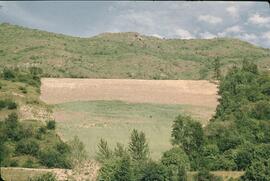 Rye seeding on slope