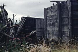 Old buildings at Rose Harbour Whaling Station in the Queen Charlotte Islands