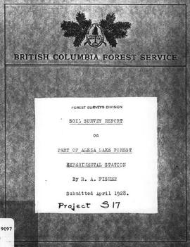 Soil Survey Report on Part of Aleza Lake Forest Experimental Station