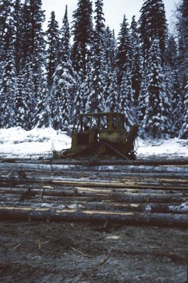 D4H high-drive tracked skidder at Summit Lake Selection Trial