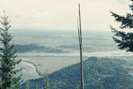 View of Pitt and Fraser River meeting from Burke Mountain