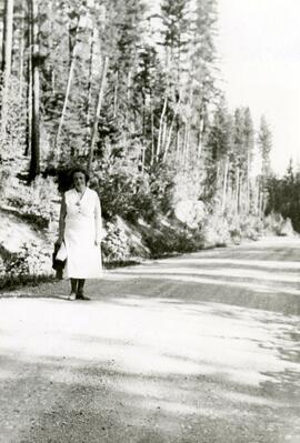 Norah Doherty at Red Rock, 1938