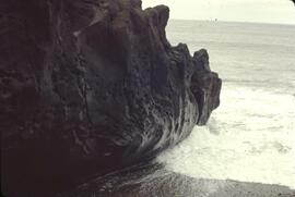 Wave eroded rock near Masset