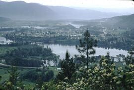View of Columbia River Valley and Castlegar from Robson