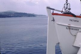 Lifeboat on BC ferry