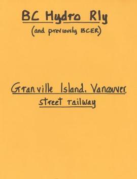 Granville Island street railway