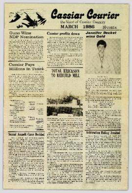 Cassiar Courier - March 1986