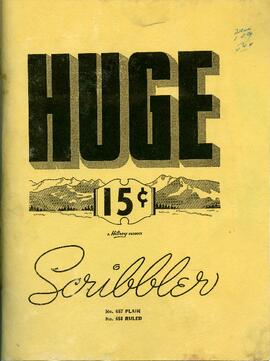 A.H. Phipps Memoirs of Charles E. Bedaux Sub-Arctic Expedition 1934 - Original draft notebook