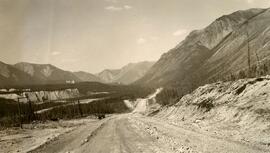 Road Construction Northern BC River Valley