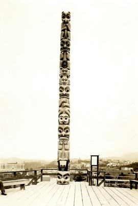 Totem Pole in park at Prince Rupert, BC