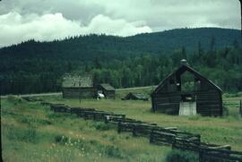 Old barns near 108 Mile