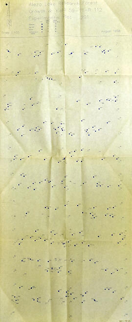 Aleza Lake Research Forest - Growth & Yield 59-71-R 112 - Experimental Plot 291 Map