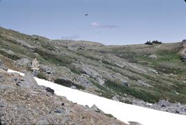 Pete and snow on Dome Mountain