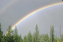 Rainbow at Cabin Creek