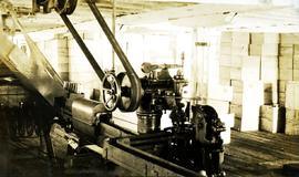 Johnston clicher machine at Nass Harbour Cannery
