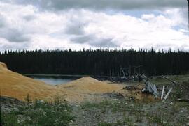 Abandoned portable bush sawmill, Sinkut Lake