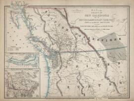 Map of the Colony of New Caledonia and the British & American Territory West of the Rocky Mountains