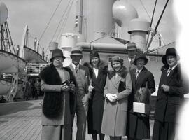 Passengers on SS Stavangerfjord
