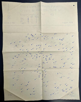 Aleza Lake Research Forest - Growth & Yield 59-71-R 97 - Experimental Plot 45 Map