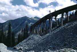 Ore dump at Mineral King Mine, Toby Creek