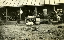 Arriving at Fort Fraser Hotel