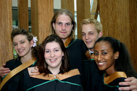 UNBC students at convocation