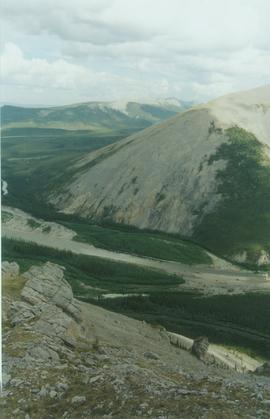 Limestone ridge, N Ogilvie Mts - 10