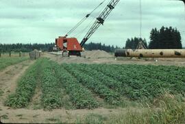 Pipeline construction near Langley