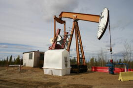 Oil well in Fort St. John
