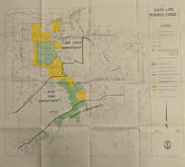 Aleza Lake Research Forest annotated to show natural forest and old-growth emphasis areas