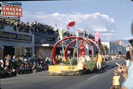 "Chinese Fantasy" float with ogopogo in the Kelowna regatta parade