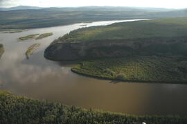Pelly River and Yukon River confluence