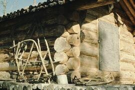 Trappers cabin and equipment near Iskut