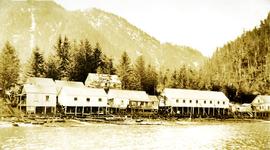 Indigenous cannery worker housing at Nass Harbour Cannery