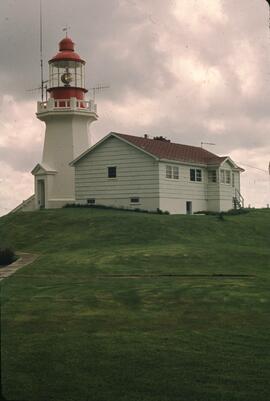 Lighthouse at Carmanah Point on the West Coast Trail