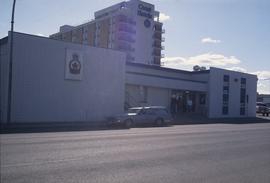Royal Canadian Legion Building on 7th Ave and the Inn of the North Coast Hotel